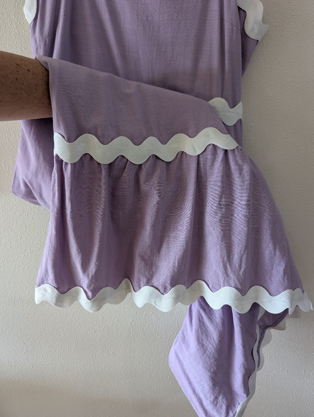 Purple Ric Rac Midi Dress - Picture 6 of 10